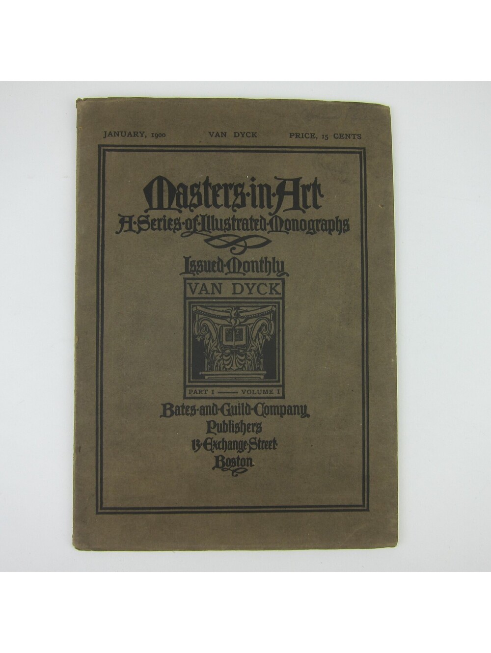 Masters In Art Illustrated Monographs Anthony Van Dyck Part 1 Vol 1 Antique 1900